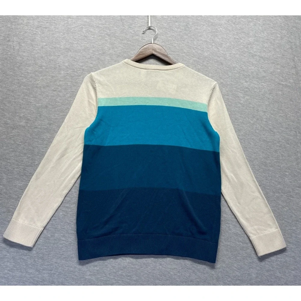 The Children's Place Sweater Boys Large (10/12) Multicolor Colorblock Tight Knit